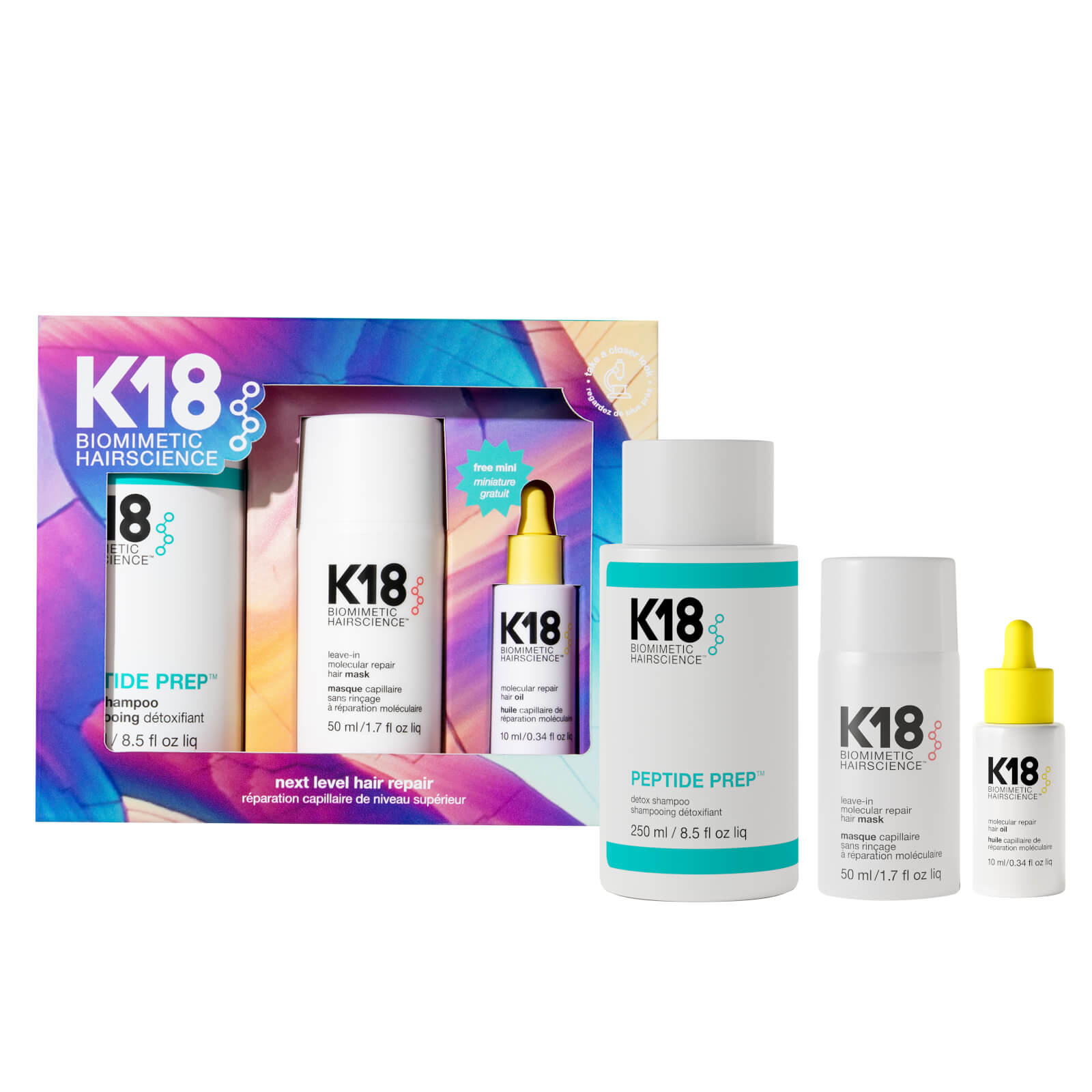 K18 next level hair repair gift set | مجموعة هدايا إصلاح الشعر K18 Next Level